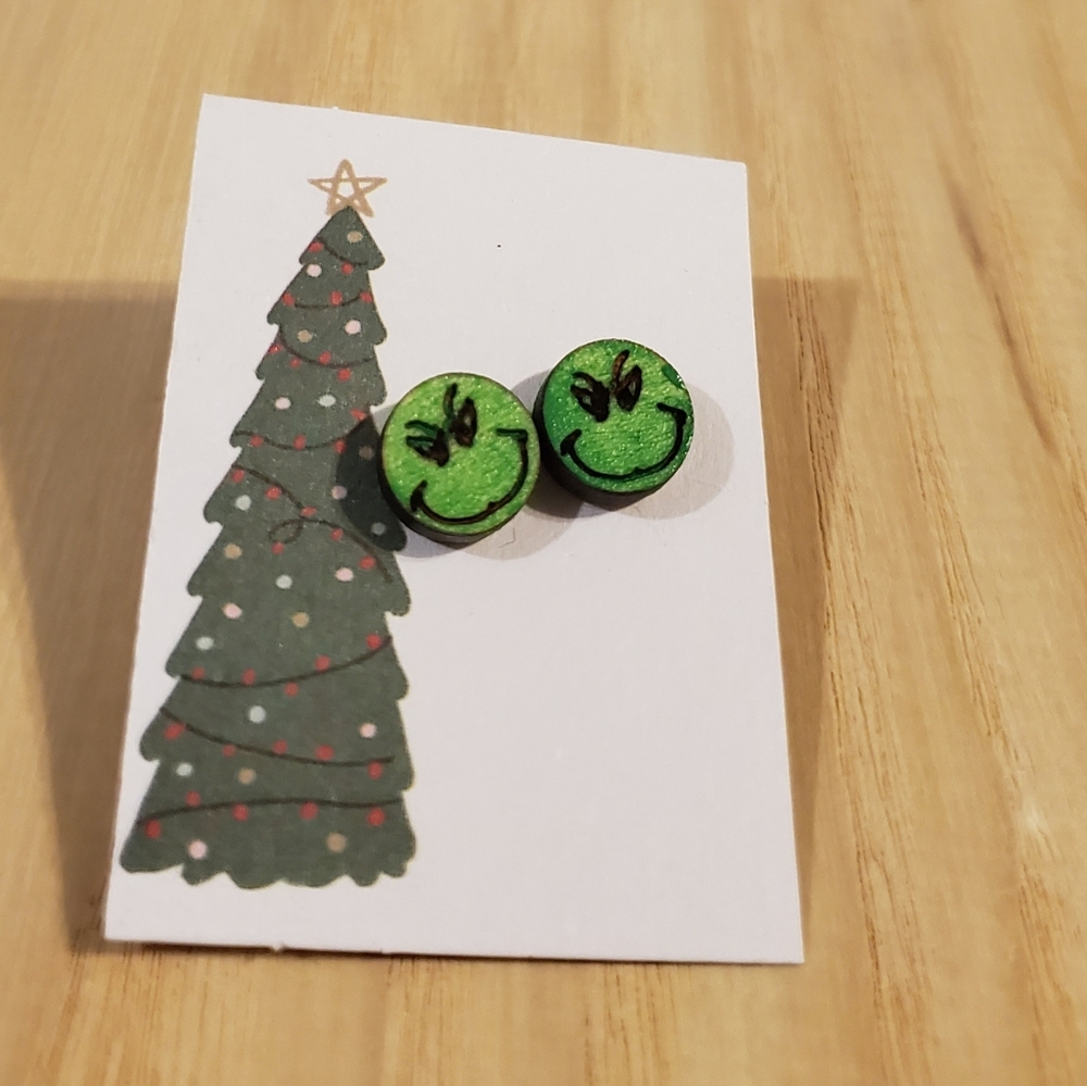 The grinch earrings
